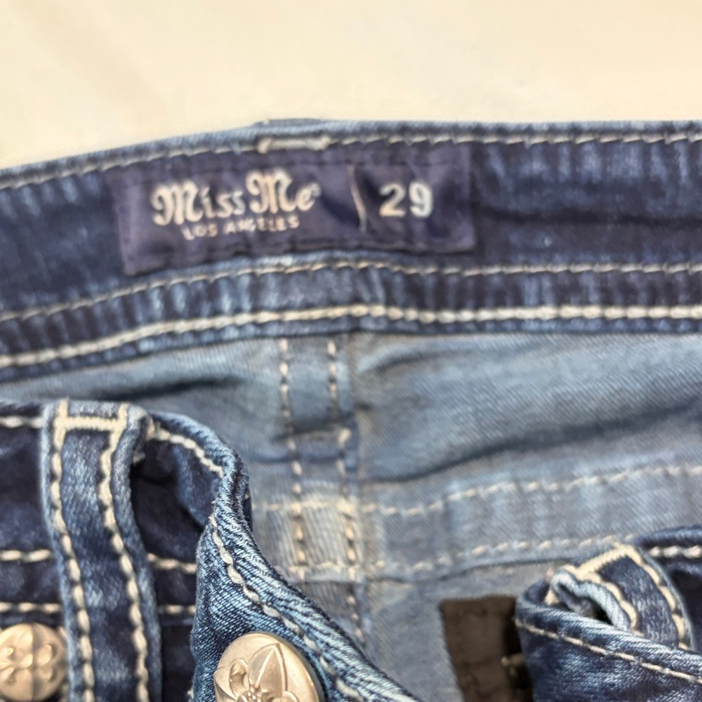 Miss Me Dark Blue Denim Jeans